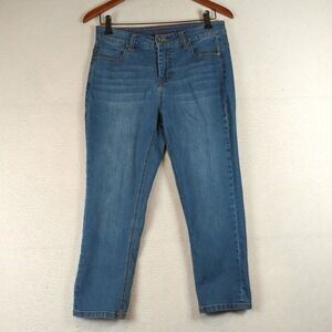 Liverpool Cropped Michelle Capri Denim Jeans 8/29